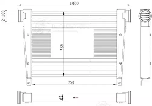 Интеркулер LUZAR LRIC 1311