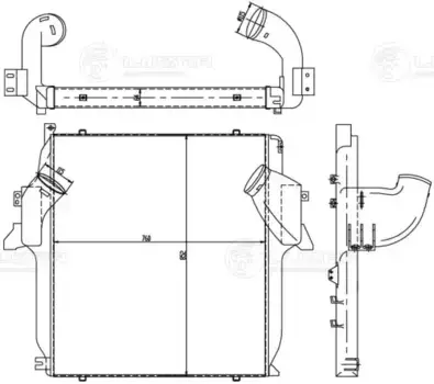 Интеркулер LUZAR LRIC 1529