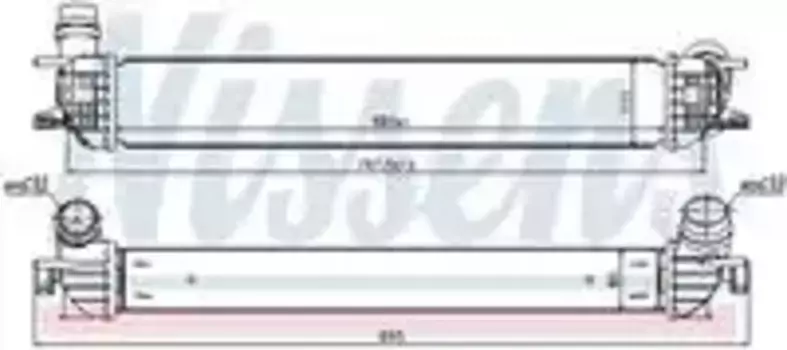 Интеркулер NISSENS 96502
