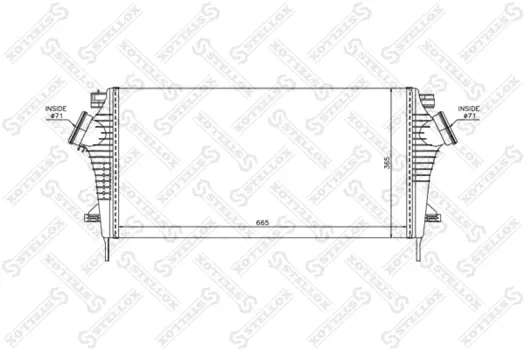 Интеркулер STELLOX 10-40209-SX