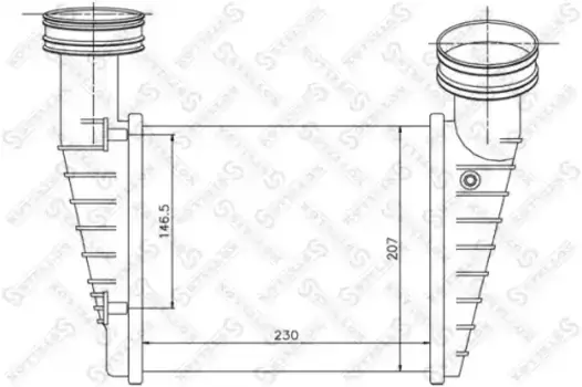 Интеркулер STELLOX 10-40158-SX