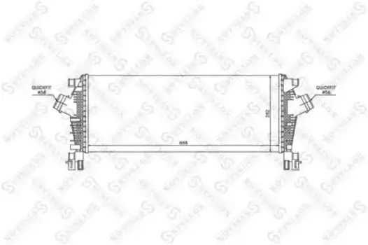 Интеркулер STELLOX 10-40219-SX