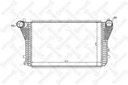 Интеркулер STELLOX 10-40221-SX