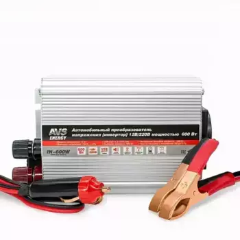 ИНВЕРТЕР АВТОМОБИЛЬНЫЙ 12/220V 600W IN600W AVS