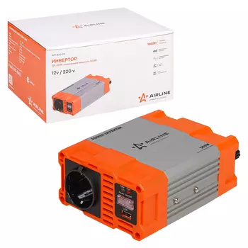 инвертор! 12в-220в, 500 вт \ API-400-03 AIRLINE