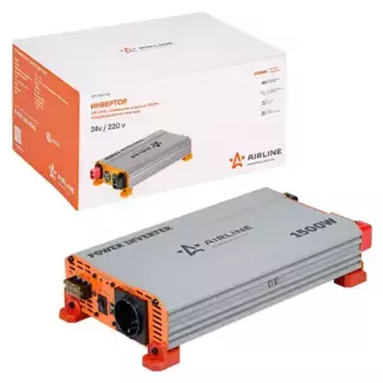 инвертор! 24в-220в, 1500 вт \ API-1500-10 AIRLINE