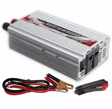 инвертор автомобильный! 12/220V IN-1500W\ 43744 AVS
