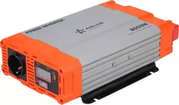 инвертор автомобильный! 24В-220В, 2000 Вт\ AEAM002 AIRLINE