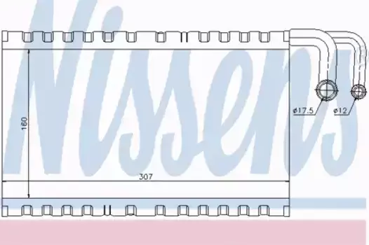 Испаритель кондиционера NISSENS 92235
