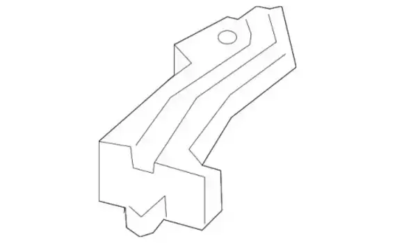 изолятор капота верхний левый!\ Land Rover Range Rover/Range Rover Sport 13> LR116023