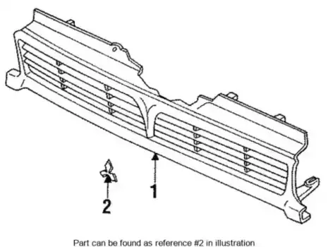 ЭМБЛЕМА РЕШЕТКИ РАДИАТОРА -MR 155576 MITSUBISHI
