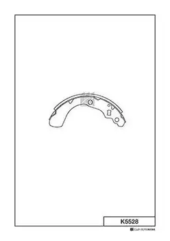 Тормозные колодки барабанные задняя ось MK KASHIYAMA K5528
