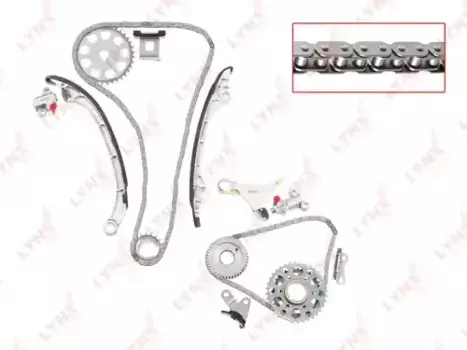 к-кт цепи ГРМ!\ Toyota Land Cruiser Prado 150 2.7 TK-0074 LYNXAUTO