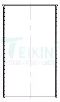 к-кт гильз блока цилиндров! 4 шт.\ Mitsubishi LSF43171 TEIKIN