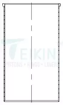 к-кт гильз блока цилиндров!\ Isuzu 4HK1-TC-III LSF39671 TEIKIN