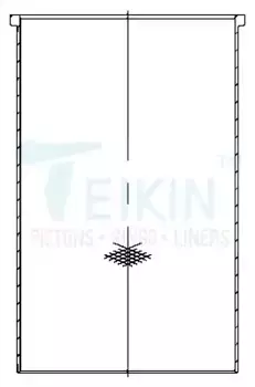 к-кт гильз блока цилиндров!\ Nissan Patrol/Terrano 2.7TD/4.2D 88> LFF44267 TEIKIN