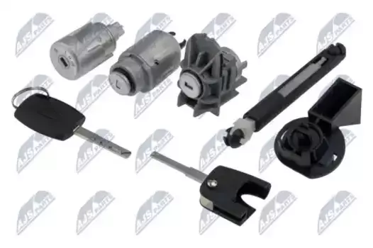 к-кт личинок!зажиг.,капота,водит.двери+2 ключа и тяга замка капота\Ford Focus II 04> EZC-FR-087 NTY