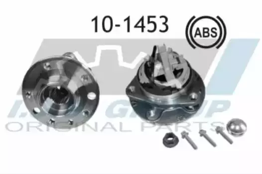 к-кт подш.ступ.пер.! в сборе со ступицей\ Opel Astra/Zafira 2.0T/1.9CDTi 04> 10-1453 IJS