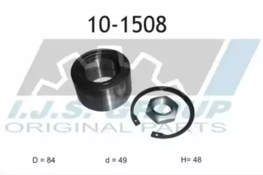 к-кт подшипника ступ. пер.! \ Citroen Jumper, Fiat Ducato all 02> 10-1508 IJS