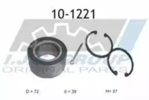 к-кт подшипника ступ. зад.! \ BMW E301.6-2.4D <91 10-1221 IJS