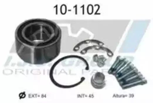 к-кт подшипника ступ. зад!\ MB W124/W201/W202/C208/W210 <03 10-1102 IJS