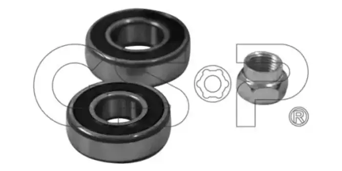 к-кт подшипника ступ. зад.!\ Suzuki Swift all 89-01