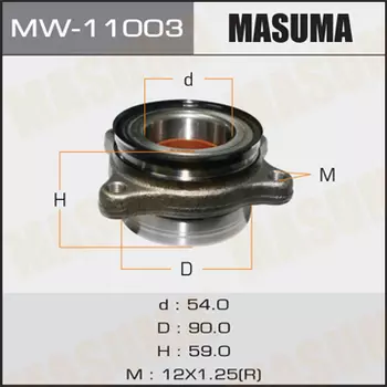 к-кт подшипника ступицы перед.!\ Toyota Hiace Kdh2/Trh2/Lh2 05> MW-11003 MASUMA