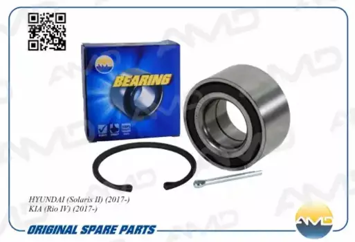 к-кт подшипника ступицы передней!\ Hyundai Solaris II 17>, KIA Rio IV 17>