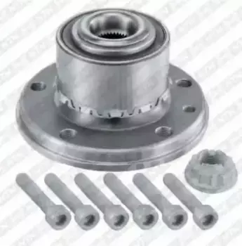 к-кт подшипника ступицы передней в сборе со ступицей\ VW Touareg 2.5TDi 03> R154.62 SNR