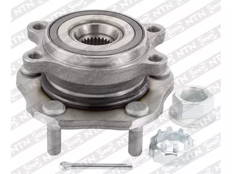 к-кт подшипника ступицы передней! в сборе со ступицей\ Nissan X-Trail 14> R168116 SNR