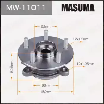 к-кт подшипника ступицы! передний в сборе\Toyota Camry MW-11011 MASUMA