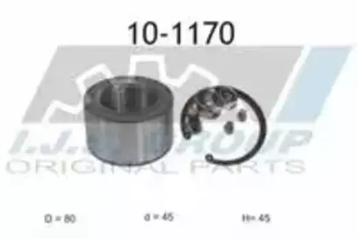 к-кт подшипника ступицы!\ VW T4 90-02 10-1170 IJS