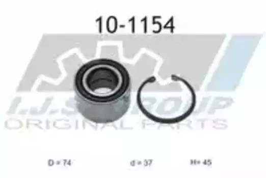 к-кт подшипника ступицы! задней\ BMW E28/E34 1.8-2.5TDs <95 10-1154 IJS