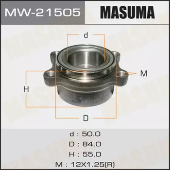 к-кт подшипника ступицы задней!\ Infiniti FX35 S50 MW-21505 MASUMA