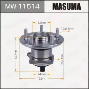 к-кт подшипника ступицы задней правой!\ Toyota Camry 2.4/3.0 01> MW-11514 MASUMA
