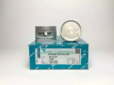 к-кт поршней! 0.50 (6 шт.)\ Mitsubishi Pajero 3.0 6G72 88-18 43667 050 TEIKIN