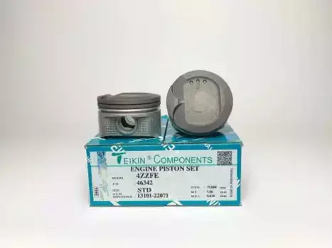 к-кт поршней! STD (4 шт.)\ Toyota Avensis/Corolla 1.6i 3ZZ-FE 98> 46342STD TEIKIN