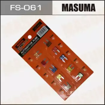к-кт предохранителей! плоские мини 10шт. 7.5-30А\ FS-061 MASUMA