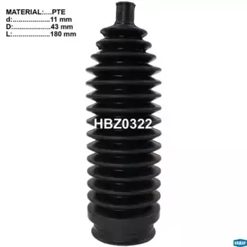 к-кт пыльника рейки рулевой правый! с г/у\ Nissan Almera 1.4/1.6/2.0/D/GTi 95> HBZ0322 KRAUF