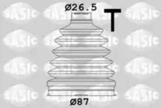 к-кт пыльника ШРУСа наружного! термопласт\ Renault Duster 1.5DCi/1.6/2.0 16V 10> 1904020 SASIC