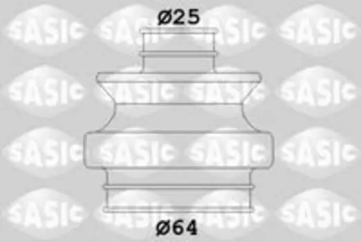 к-кт пыльника ШРУСа внутреннего!\ MB Vito 2.0/2.3/2.1CDi/2.3D/TD 96> 1906141 SASIC