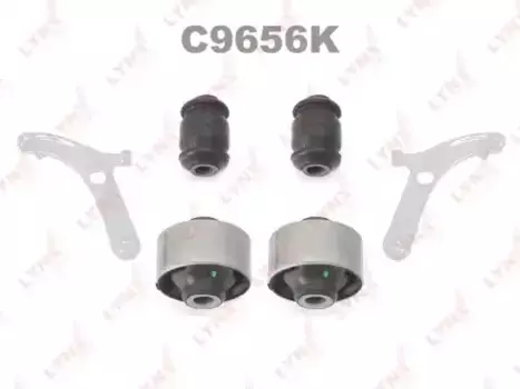 к-кт сайлентблоков передних рычагов!\ Hyundai Solaris, KIA Rio 11> C9656K LYNXAUTO
