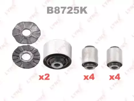 к-кт сайлентблоков рычагов задней подвески!\ Nissan Qashqai J10/X-Trail T31 07-14 B8725K LYNXAUTO