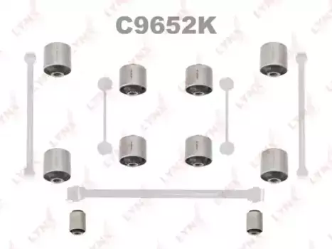 к-кт сайлентблоков! задней подвески\ Toyota Land Cruiser 120/Prado GRJ120/KDJ120 C9652K LYNXAUTO