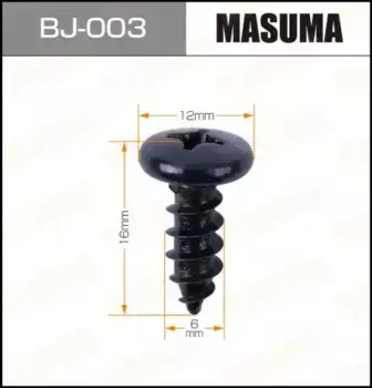 к-кт саморезов! 10шт., 6x16\ BJ-003 MASUMA