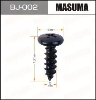 к-кт саморезов! 12шт., 5x16\ BJ-002 MASUMA