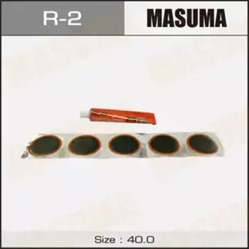 к-кт заплаток для камер! 25 шт. D40mm + клей 22ml\ R-2 MASUMA