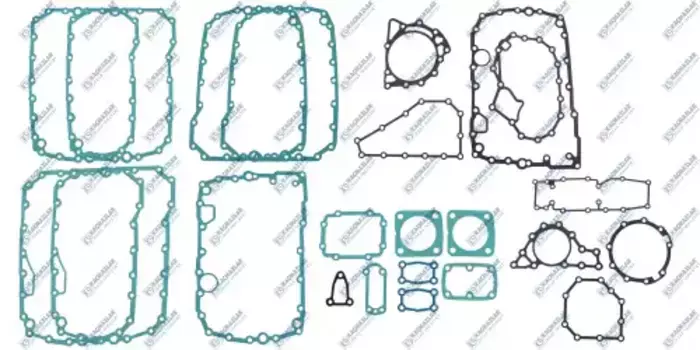 к-т прокладок !(к) КПП \MAN, DAF, RVI, IVECO ZF 16S-151/181/221/251 K2001585 KACMAZLAR