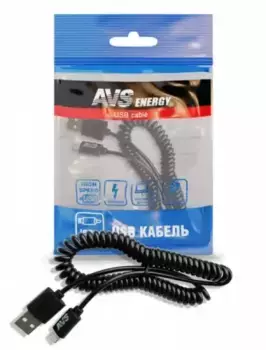 кабель! для iphone 5, 2м, витой\ A78612S AVS