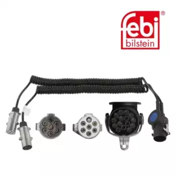 кабель! двойной с 3 штекерами 1x15+2x7 полюсный 32 витка, 24V L4500\ 21907 FEBI